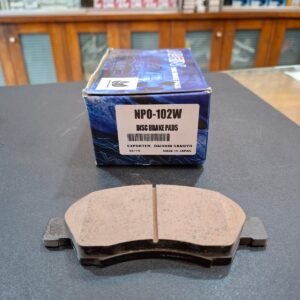 NISSIN NPO-102W front disc brake pads Made in Japan for Honda City Fit Jazz Civic