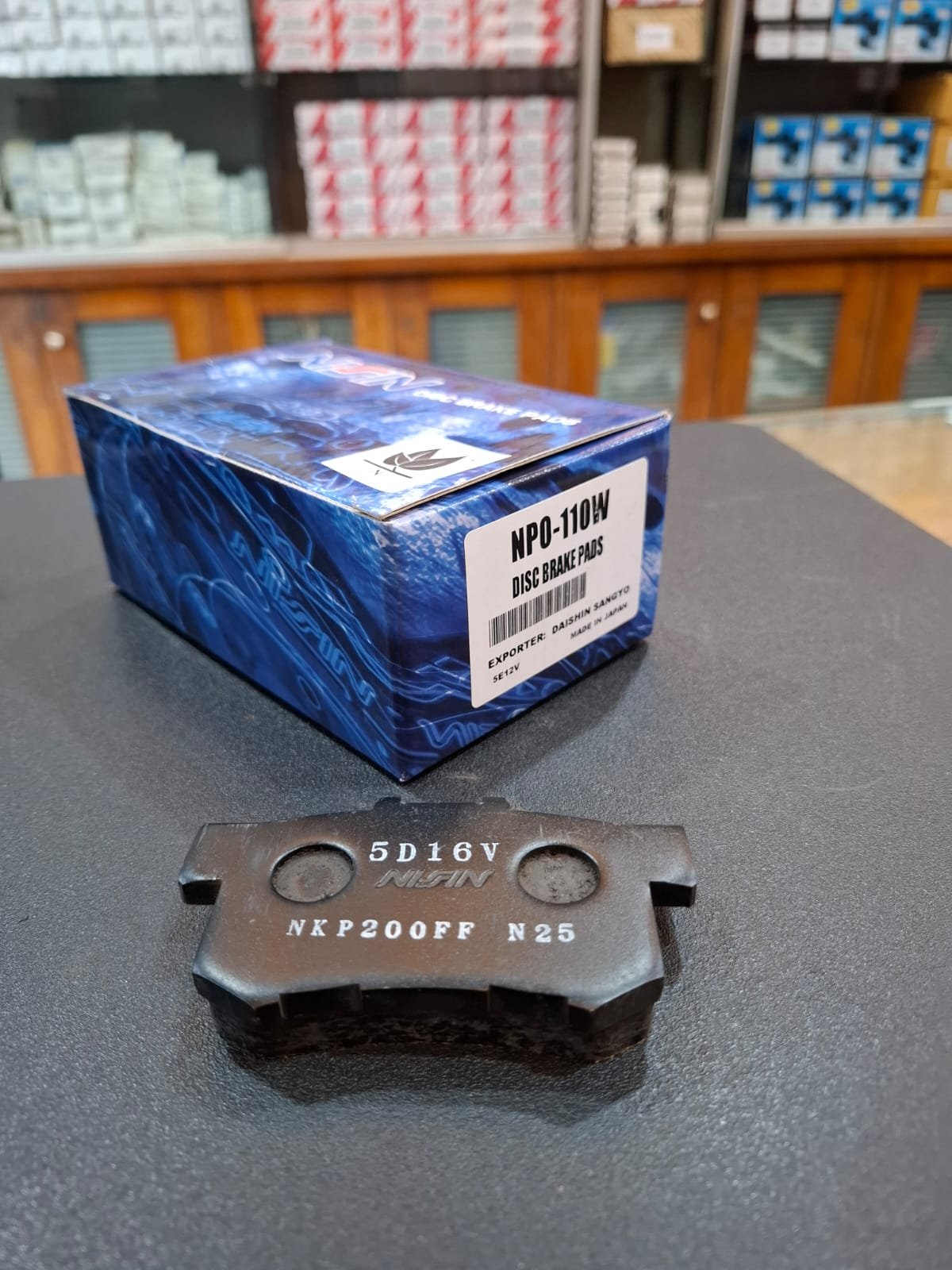 npo 110 2 NISSIN NPO-110W rear disc brake pads Made in Japan for Honda Civic Reborn Rebirth