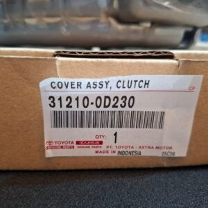 Toyota Genuine AISIN 31210-0D230 clutch pressure plate and Toyota-Astra Motor Made in Indonesia box