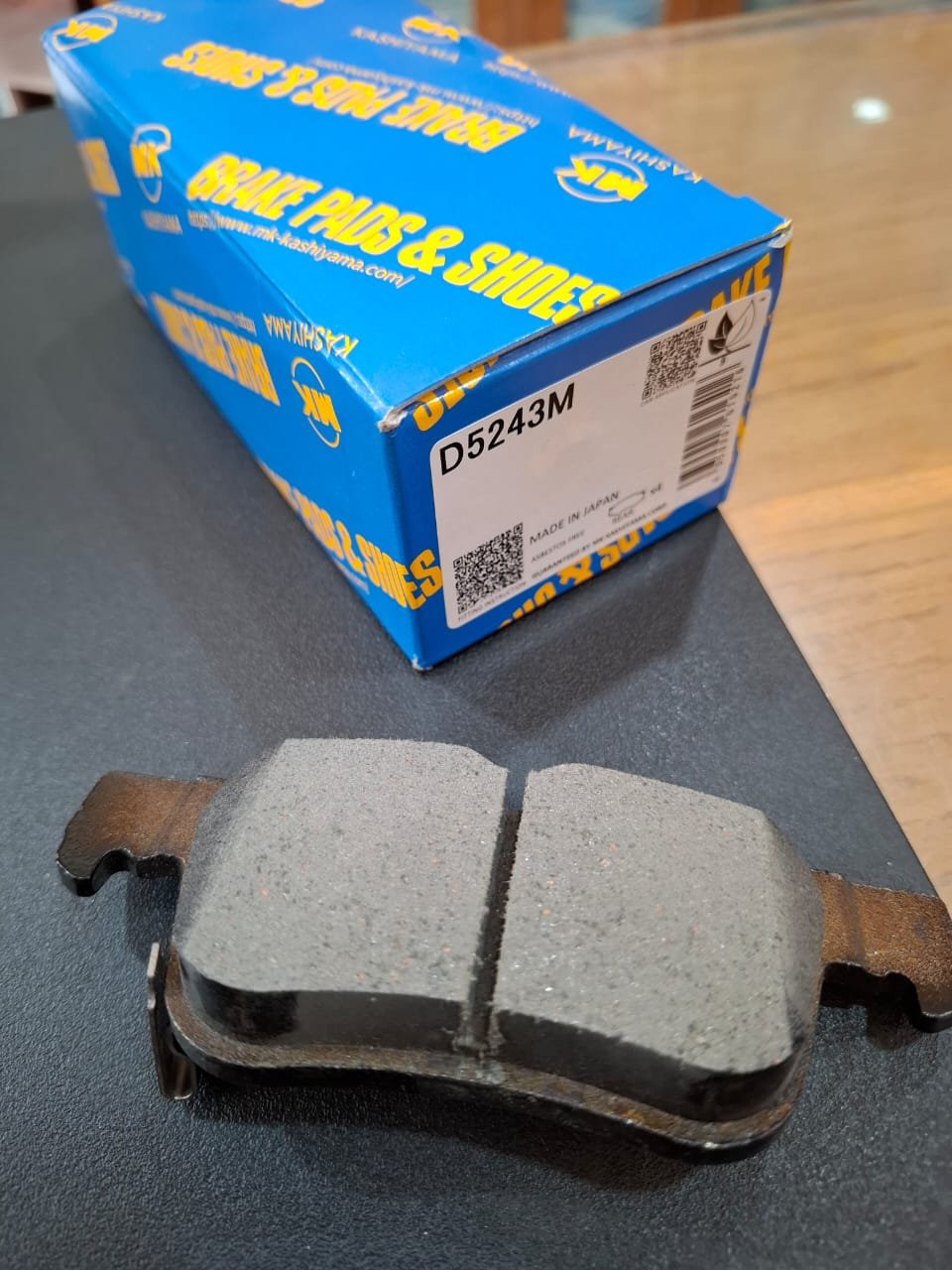 d5243 1 MK Kashiyama D5243M rear brake pads for Honda Civic Made in Japan
