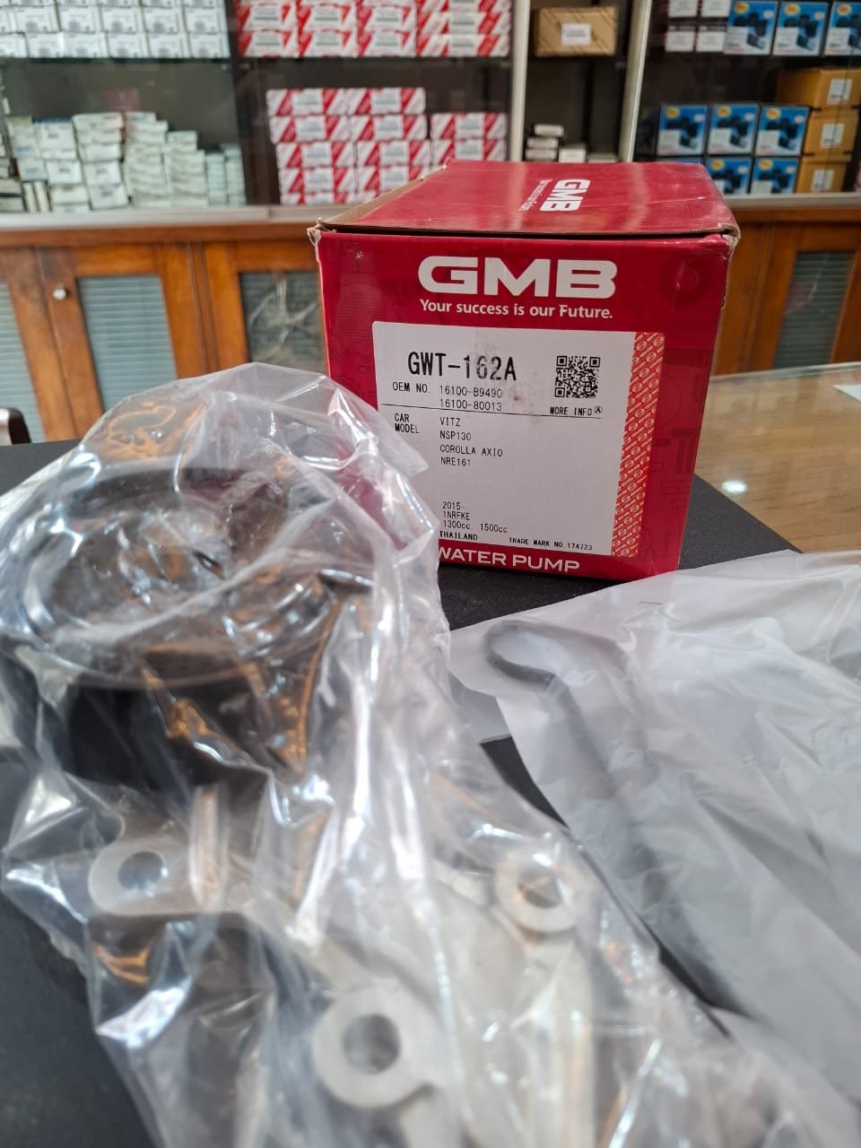 gwt 162 3 GMB GWT-162A Water Pump for Toyota Yaris 1.3L / 1.5L